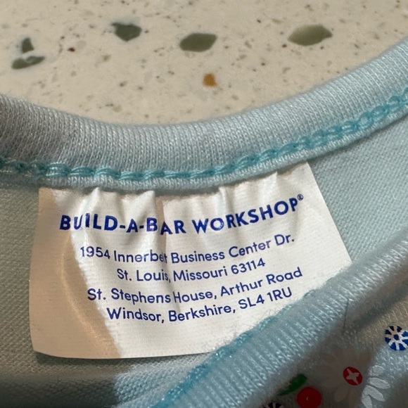 Build-A-Bear Light Blue‎ Top and White Lace Trimmed Skirt, Plush NOT Included - Picture 6 of 8